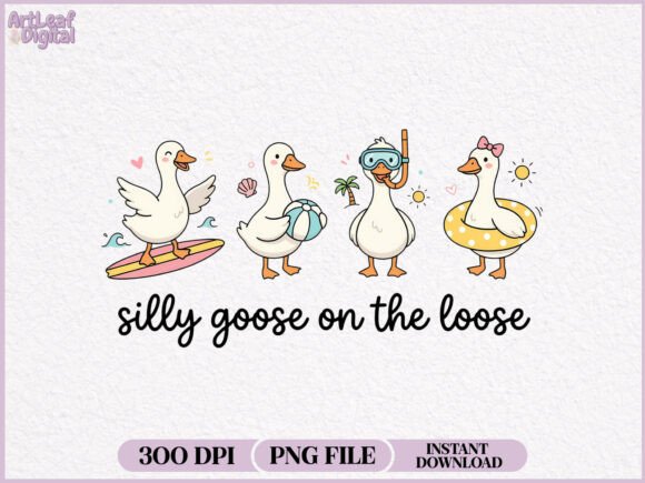 Download Silly Goose on the Loose Summer PNG - Loose Collection