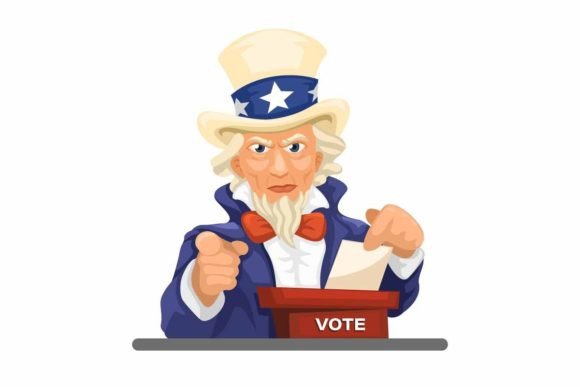 Download Uncle Sam Vote, American Election Day - Election day Collection