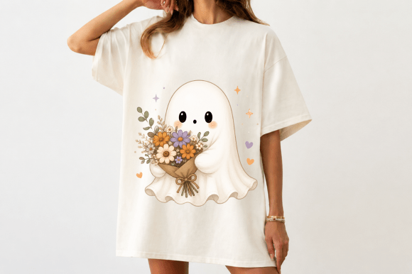Download Cute Ghost Flower Bouquet PNG - Flower bouquet png Collection
