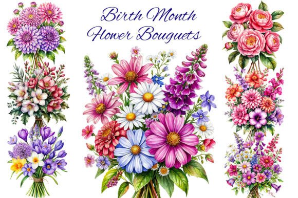 Download Birth Month Flower Clipart - Flower Png - Birth month flower Collection